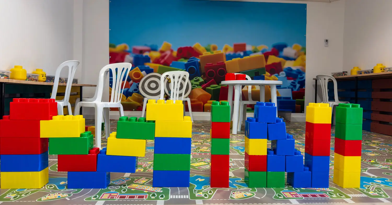 The Lego bar at the mini-club of Esterel Caravaning